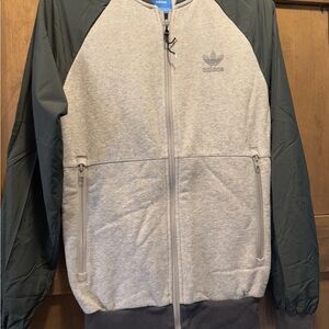 Adidas Men's Two-Tone Windbreaker Jacket